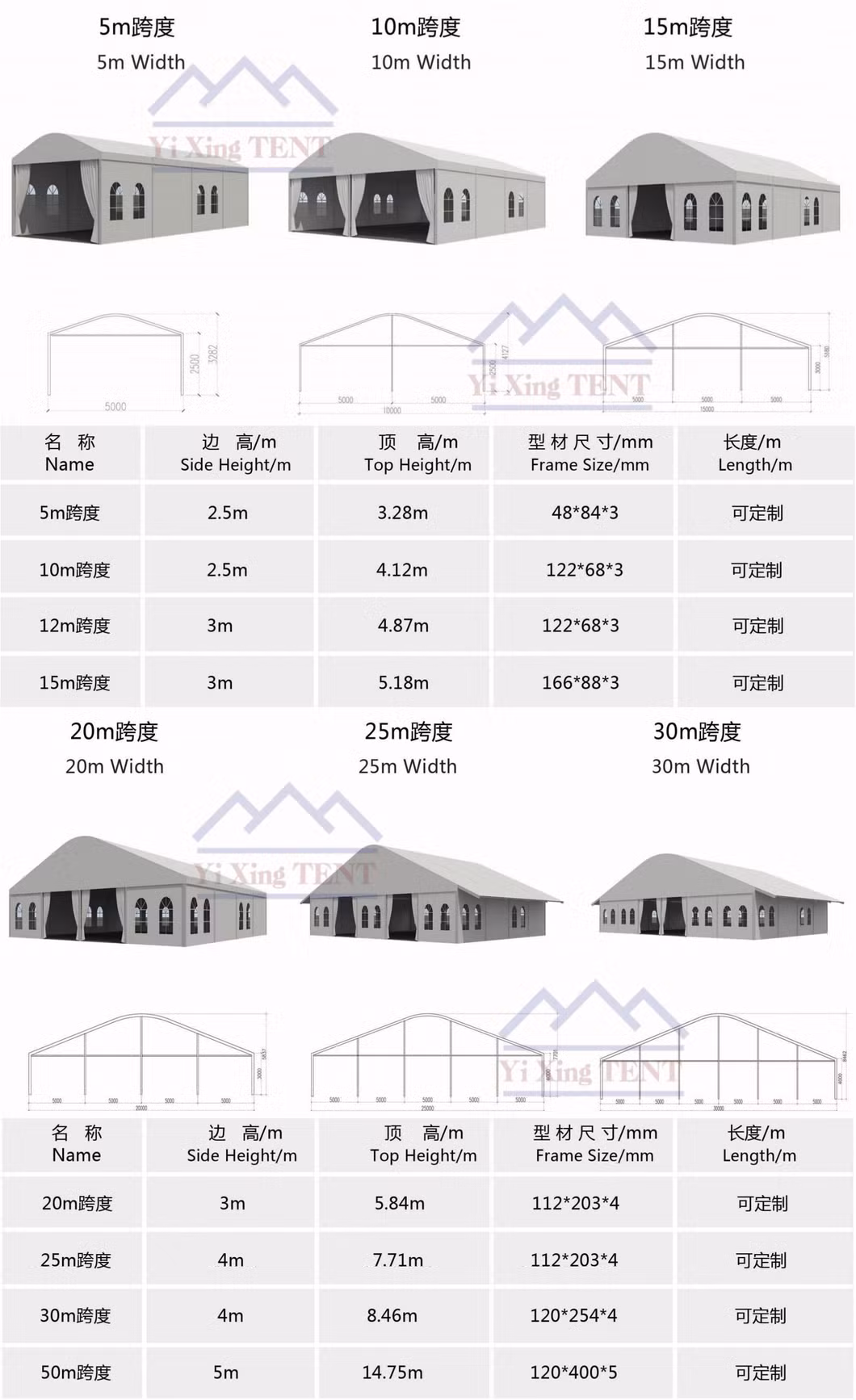 Customized Size 15X35m Sports Field Basketball Football Tennis Court Tent for Sale