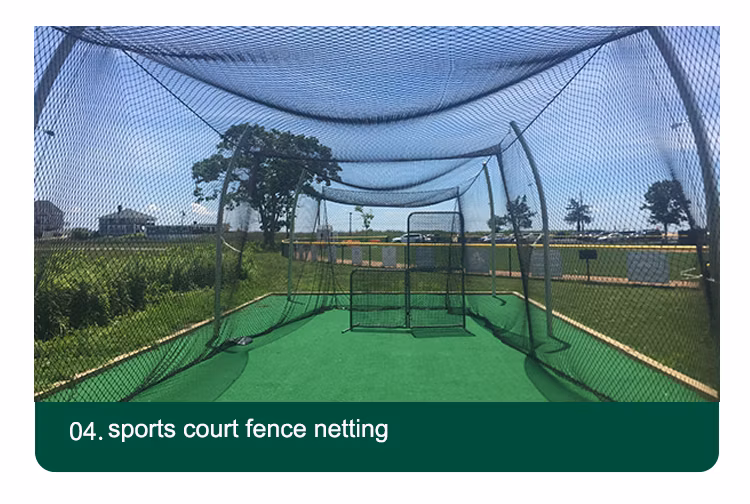 Backstop Outdoor HDPE Nylon Protecting Fence Safety Barrier Net for Sports Courts