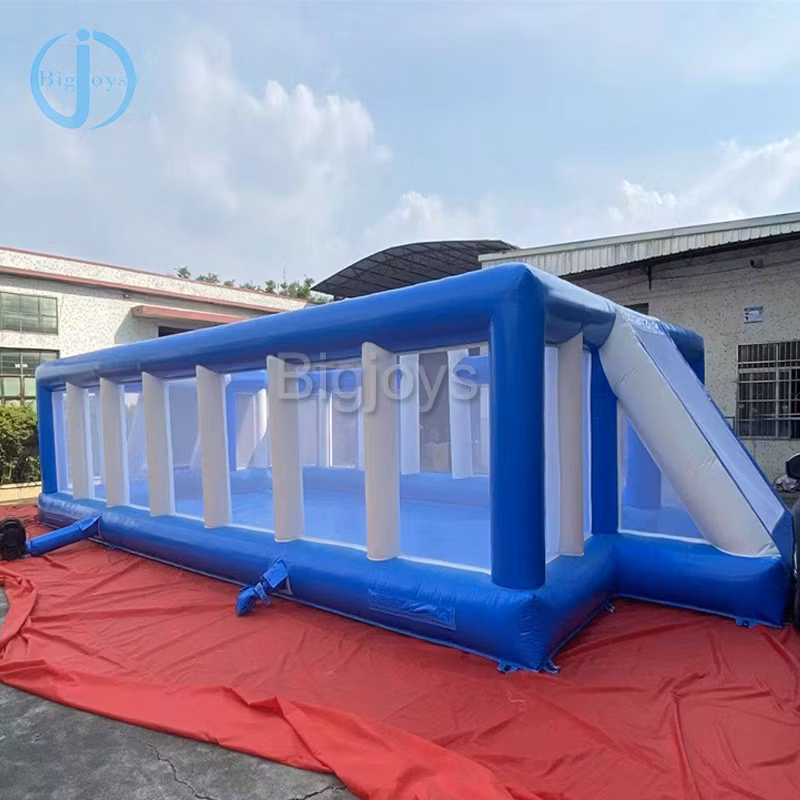 Stock Cheaper Inflatable Soap Soccer Field for Sale (BJ-soccer field03)