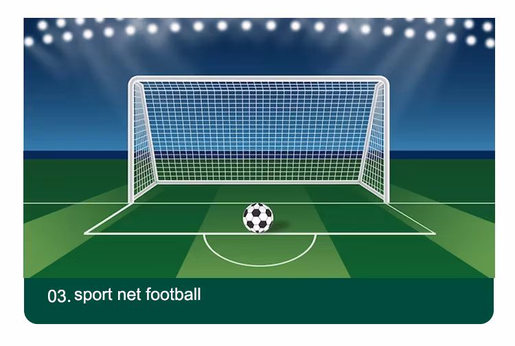 3X2 8X4 Size Multi Adjustable Knotted PP Safety Portable Barrier Sports Fiels Goal with Net Wall White Color Baseball 30&prime; X 10&prime;