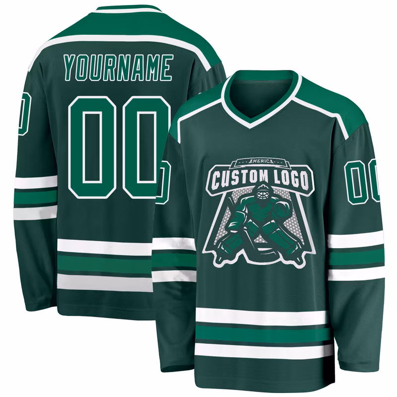 Custom OEM Stitched Twill Embroidered Youth Double Sided Mens Team Inline Reversible Custom Shirts Sublimated Ice Hockey Jersey
