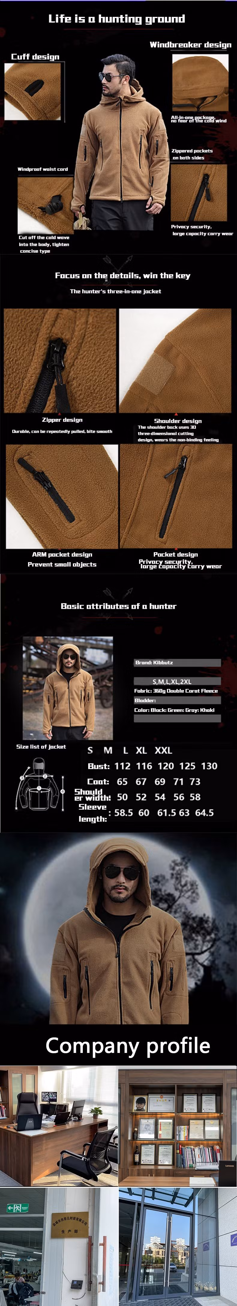 Double-Sided Wool Coat for Winter