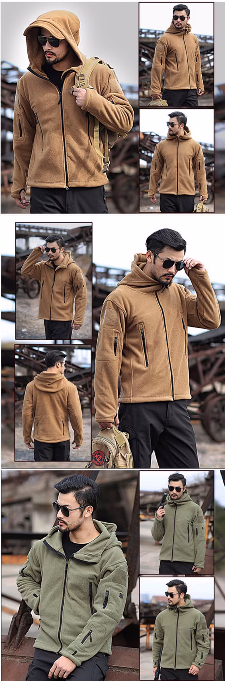 Double-Sided Winter Sweater Cardigan for Freezing Temperatures