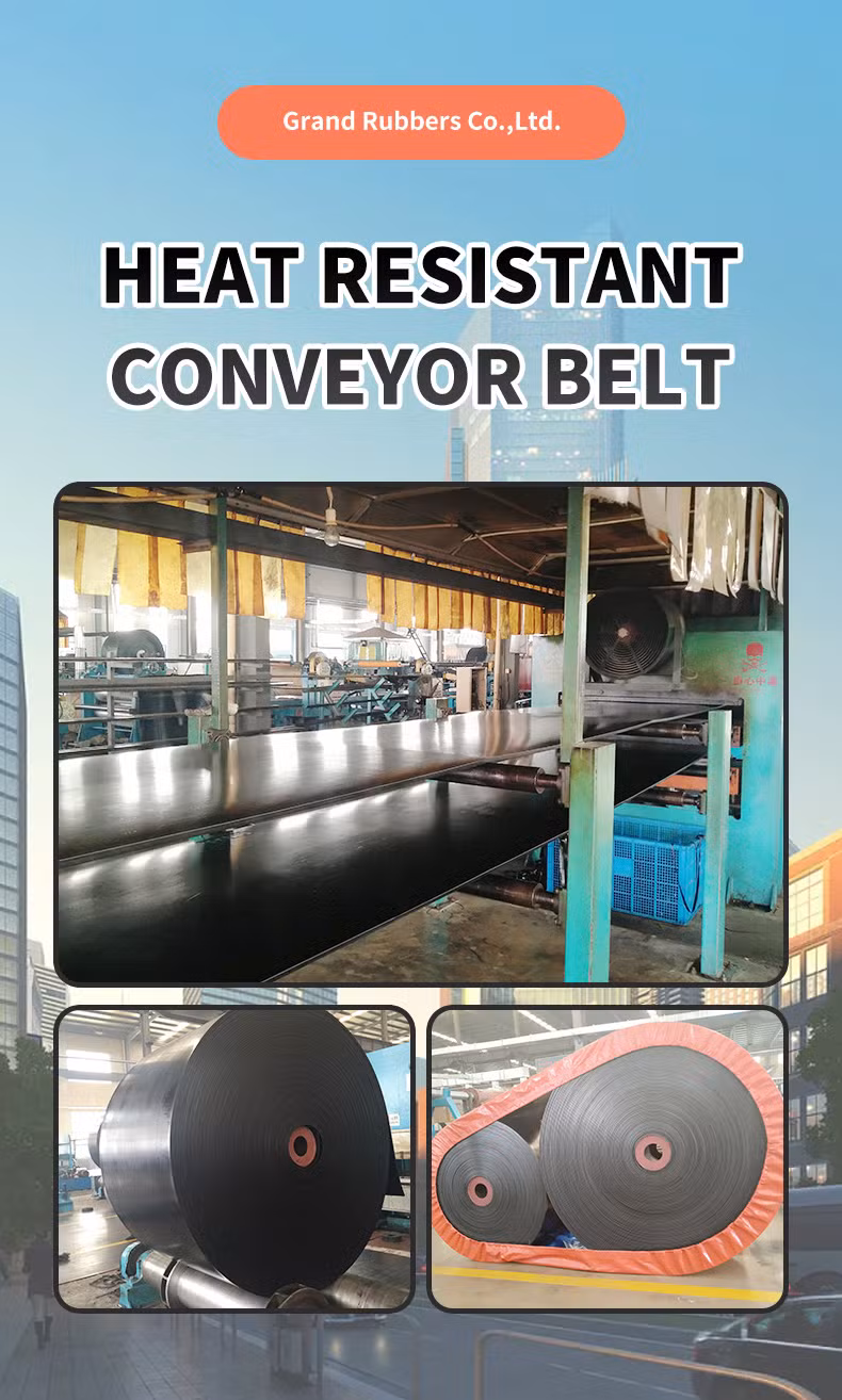 Factory Price Ep630/4 High Strength High Temperature/Fire Resistant Fabric Rubber Conveyor Belt