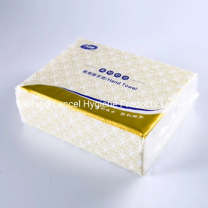 100% Pulp V Fold 2-Ply Laminated Hand Towel Paper