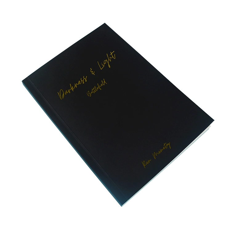 Customized Cost Effective Pure Nature Paper Poem Printing Book B&W Color Soft Cover Book with Hot Foil Stamping