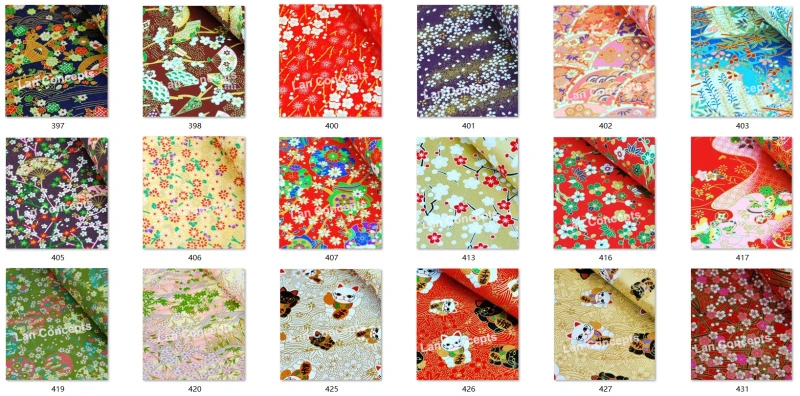 39X27cm Washi Scrapbook Printed Paper Yuzen Crafts Origami Gift Wrapping Paper