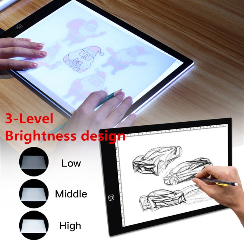 A4 Size Ultra-Thin Portable Tracer White LED Artcraft Tracing Pad Light Box