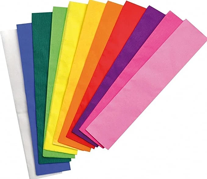 Factory Price Wholesale DIY Color Crepe Paper for Crafting