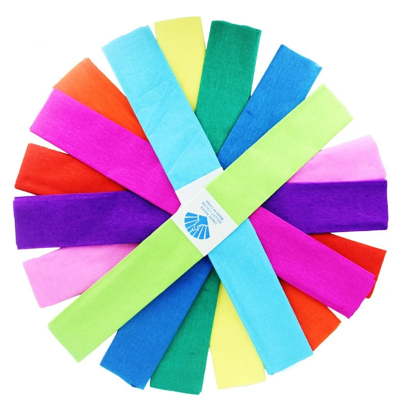 Factory Price Wholesale DIY Color Crepe Paper for Crafting