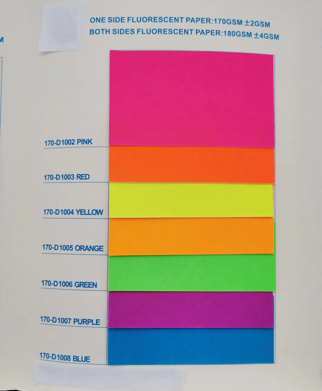 Fluorescent Color Paper