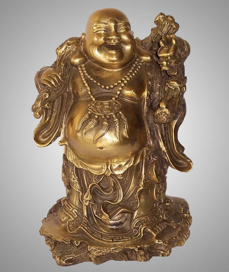 Bronze Religious Craft Metal Buddha Sculpture