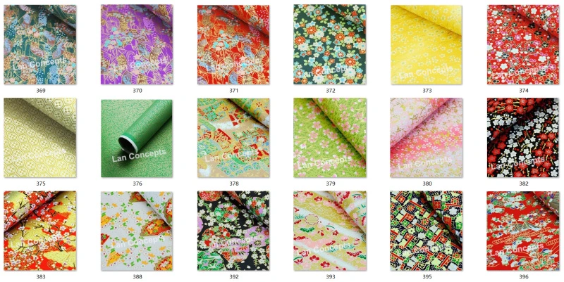 39X27cm Washi Scrapbook Printed Paper Yuzen Crafts Origami Gift Wrapping Paper