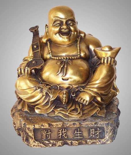 Bronze Religious Craft Metal Buddha Sculpture