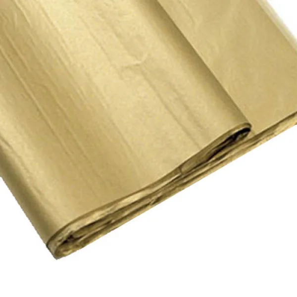 Cheap Price and High Quality 50*75cm Printed Gold Wrapping Tissue Paper