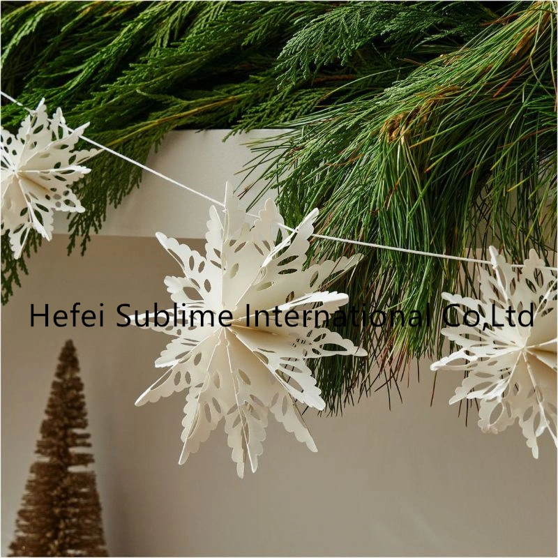 Paper Snowflake Garland