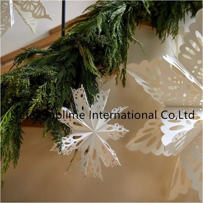 Paper Snowflake Garland