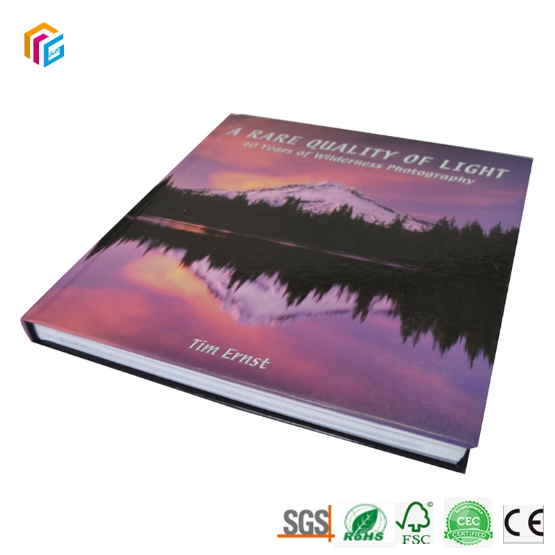 Custom Full Color Printing Manufacturer Low MOQ Matte Lamination Paper Hardcover Book