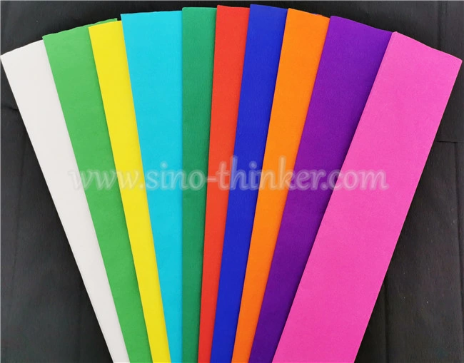 Solid Color Party Decoration Crepe Paper