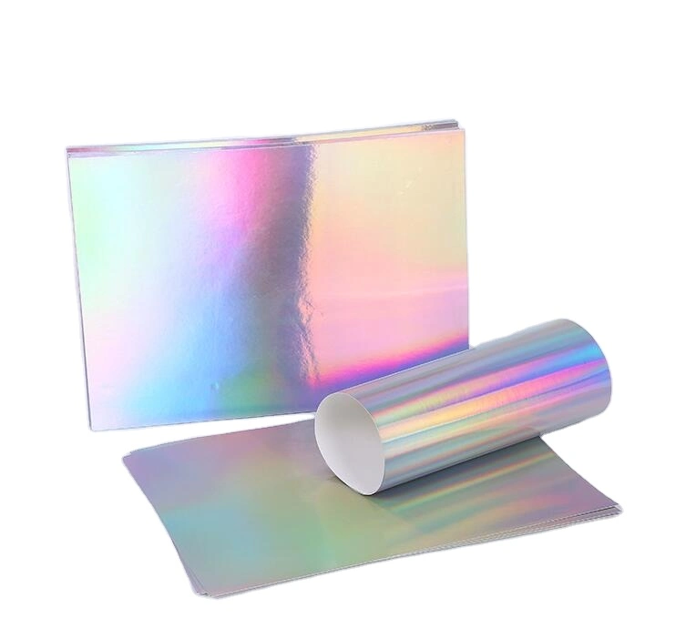 250g Holographic Mirror Foil Laser Metalized Gold Silver Paper