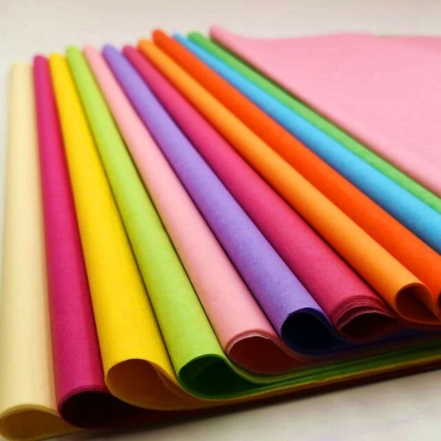 Tissue Paper Gift Wrap Bulk Premium Quality Tissue Gift Wrapping Paper Crafts for Kids, 24 Colors