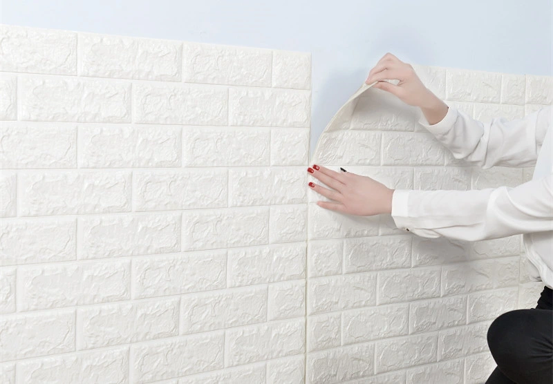 Wholesale XPE Wallpaper 3D Brick Pattern Wall Sticker Waterproof Easy to Clean