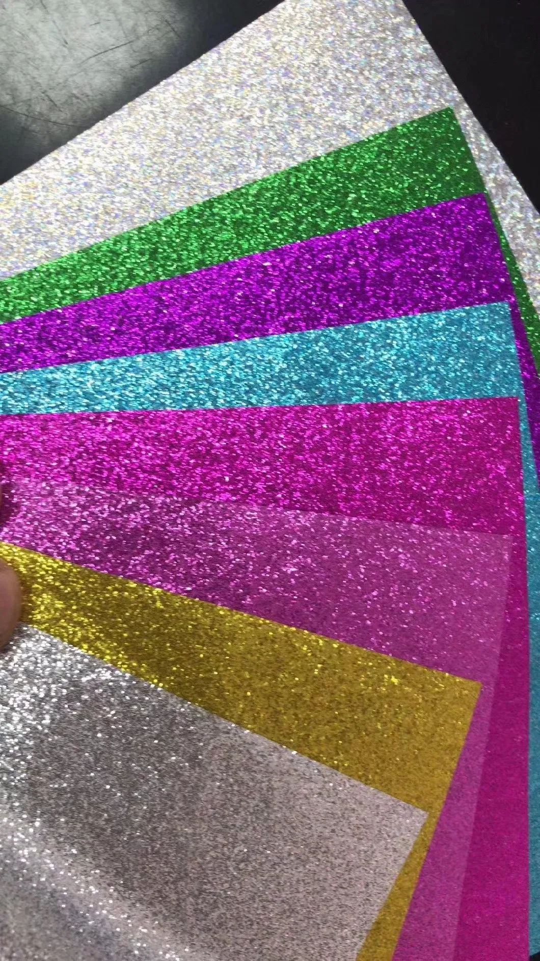 Beautiful DIY Adhesive Glitter Paper with Custom Multiple Size