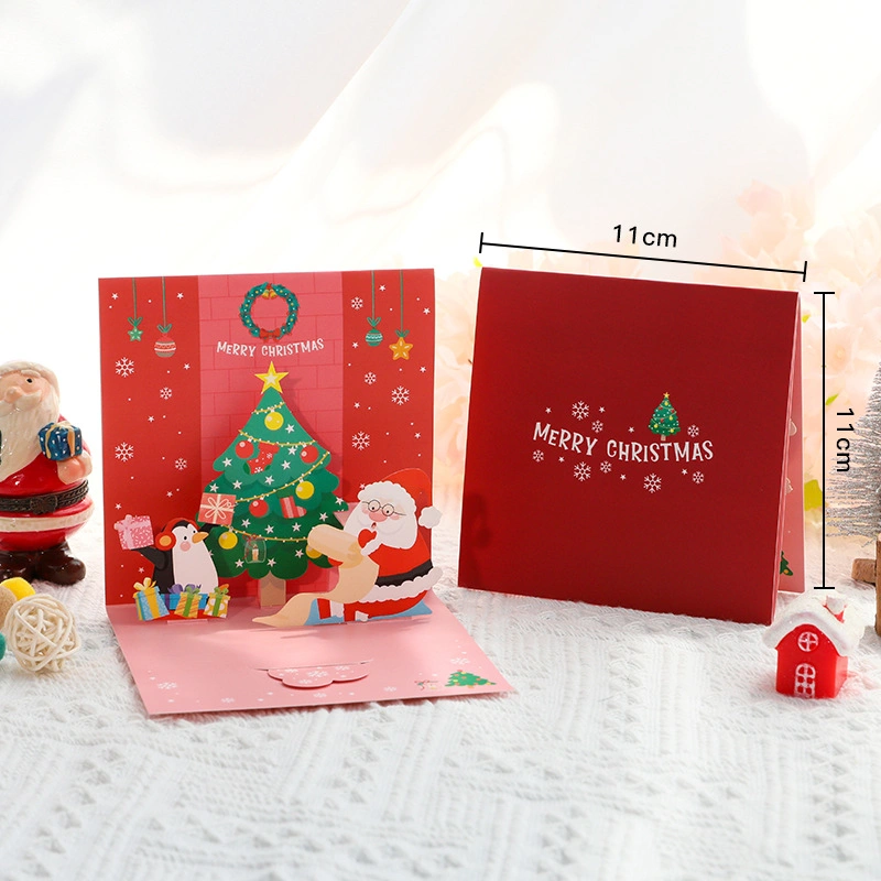 Wholesale 3D Pop up Christmas Holiday Greeting Cards Papercraft Gift