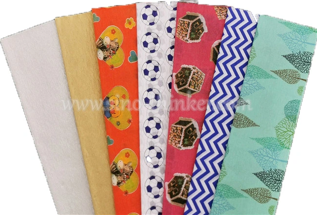 250*50 Cm Colorful Crepe Paper for Children DIY Material in Kindergarten