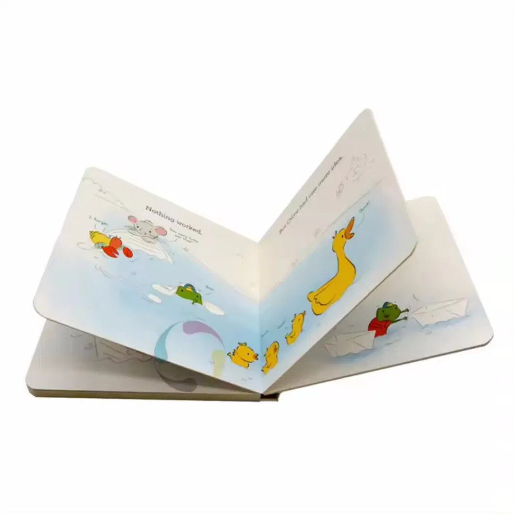 High Quality Coated Paper Full Color Children Board Book Printing Educational Early Learning Books Quiet Story Book for Children