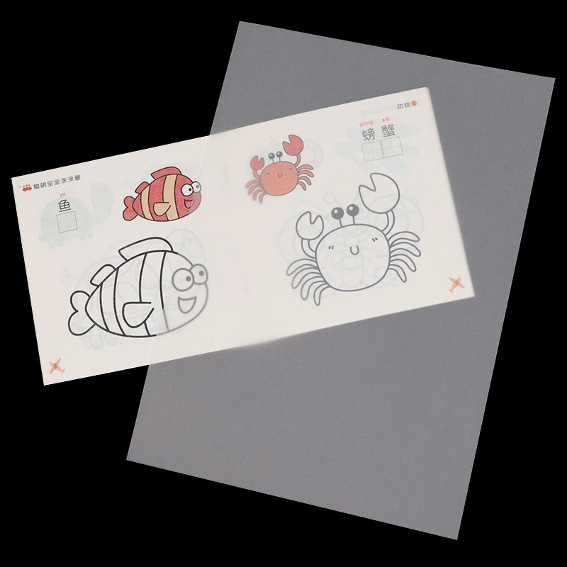 Professional Manufacturer Pattern Translucent Clear Paper White Tracing Paper for Sketching