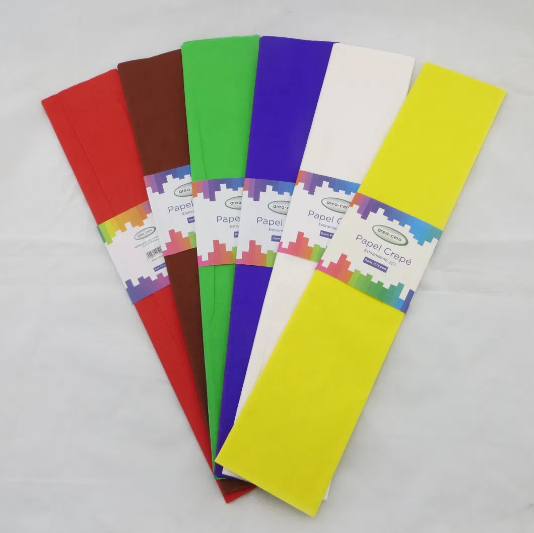 32GSM Color Craft Crepe Paper for Handmade DIY