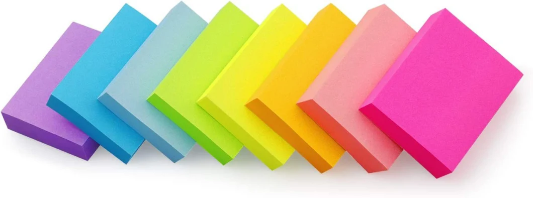 Sticky Notes 1.5X2 Inch Bright Colors Self-Stick Pads 24pads/Pack 75 Sheets/Pad