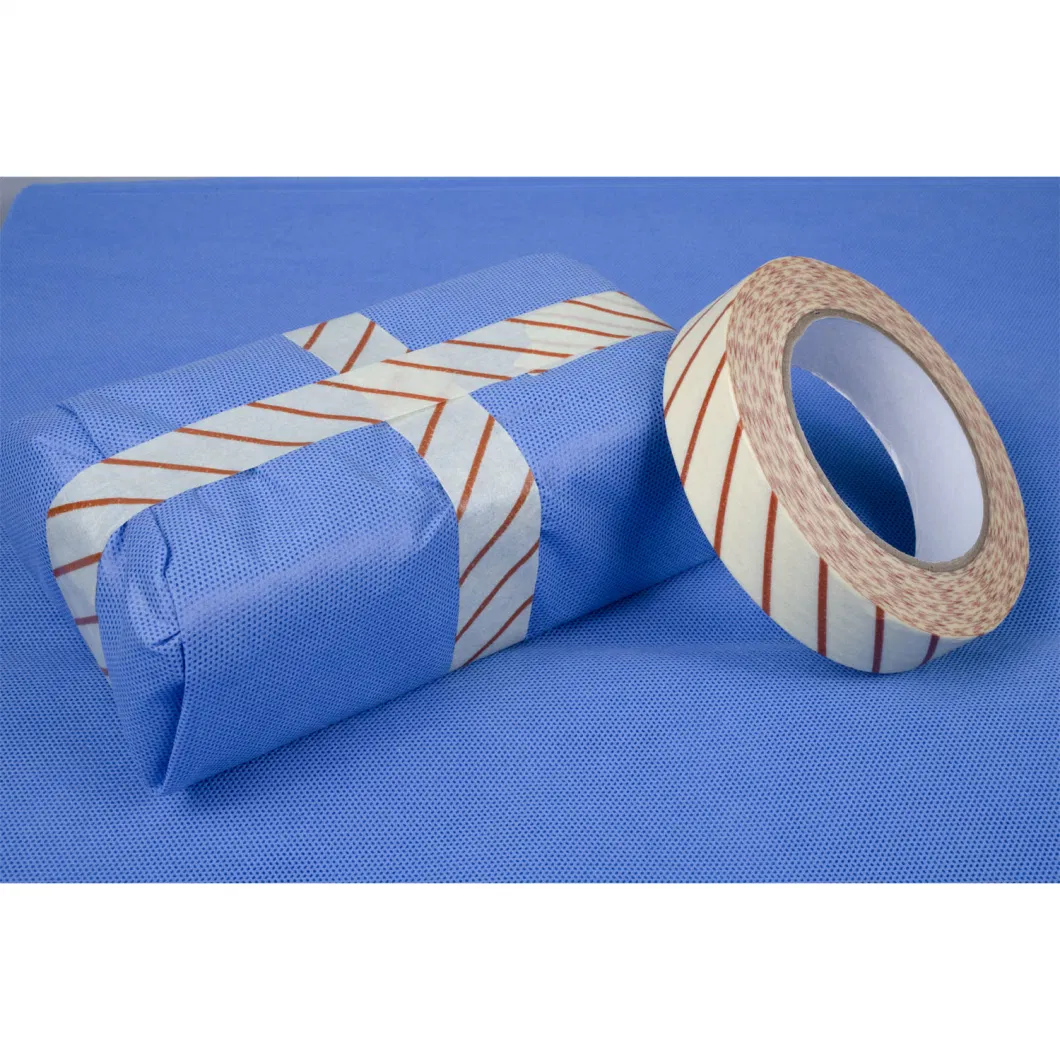 Disposable Medical Autoclave Square Crepe Sterilization Wrapping Paper with Different Colors