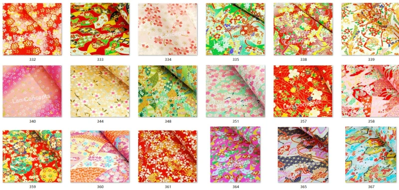 39X27cm Washi Scrapbook Printed Paper Yuzen Crafts Origami Gift Wrapping Paper