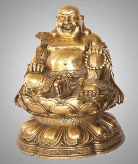 Bronze Religious Craft Metal Buddha Sculpture