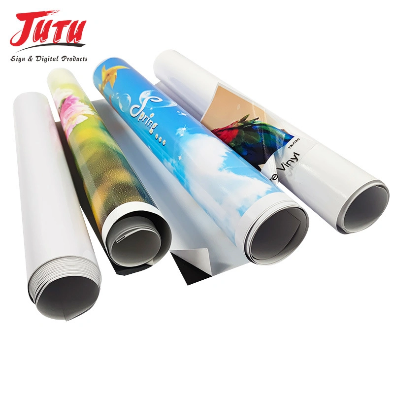 Jutu Hot Selling High-Quality Advertising Self-Adhesive Sticker Transparent Self Adhesive Material Vinyl Paper with High Quality