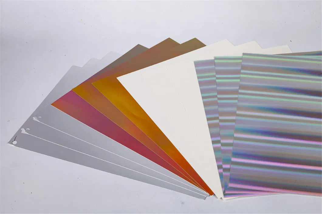 Free Sample Holographic Metallized Paper for Package Box