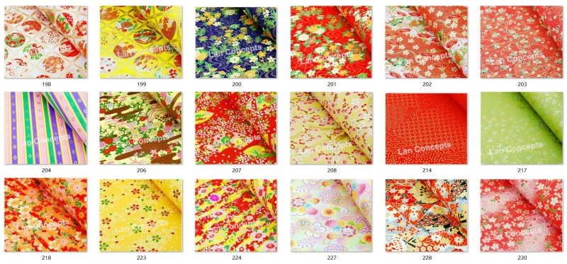 Crafts Origami Washi Scrapbook Printed Paper Yuzen Gift Wrapping Paper