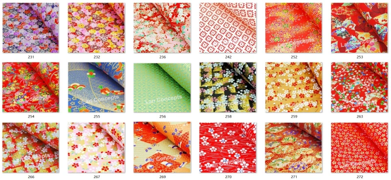 Crafts Origami Washi Scrapbook Printed Paper Yuzen Gift Wrapping Paper