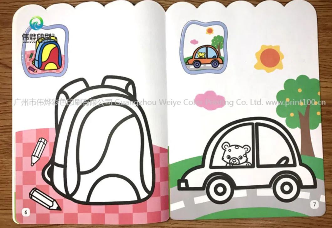 Custom Paper Printing Cheaper Color Children Book