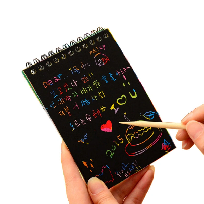 OEM Magic Drawing Scratched Paper Book Pad