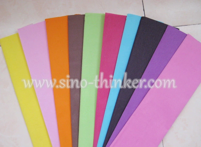 Different Color Crepe Paper for DIY Material