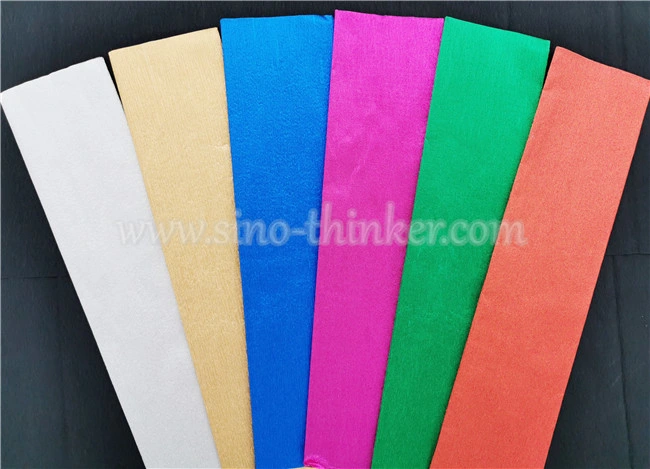 Different Color Crepe Paper for DIY Material