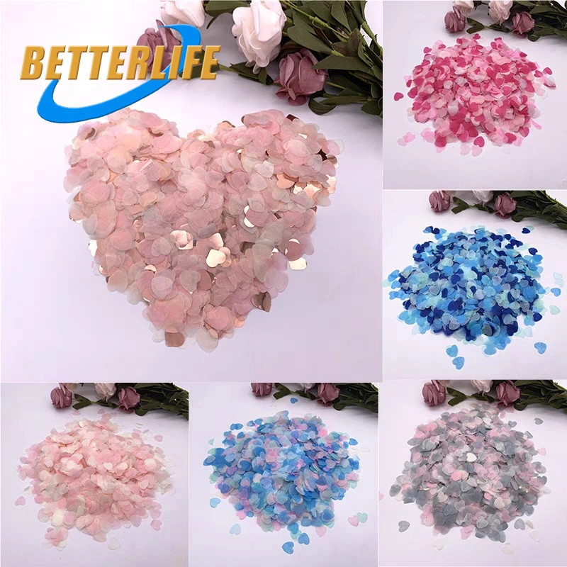 Custom 1kg Bulk Circle Heart Stars Super Surprise Mixing Bowl City Biodegradable 12 Paper for Wedding Birthday School Party Supplies Confetti Cannon