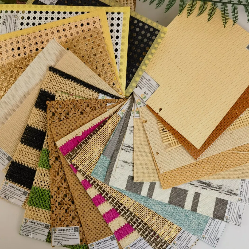 Paper Rattan Weaving Materials, Taiwan Yellow Paper Eye-Catching Imitation Rattan Weaving Mats, Handicraft Raw Materials, New Decorative Materials Factory Direc