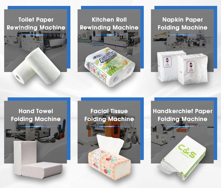 High Speed Rewinding Toilet Roll/Kitchen Towel/ Toilet Paper Production Line