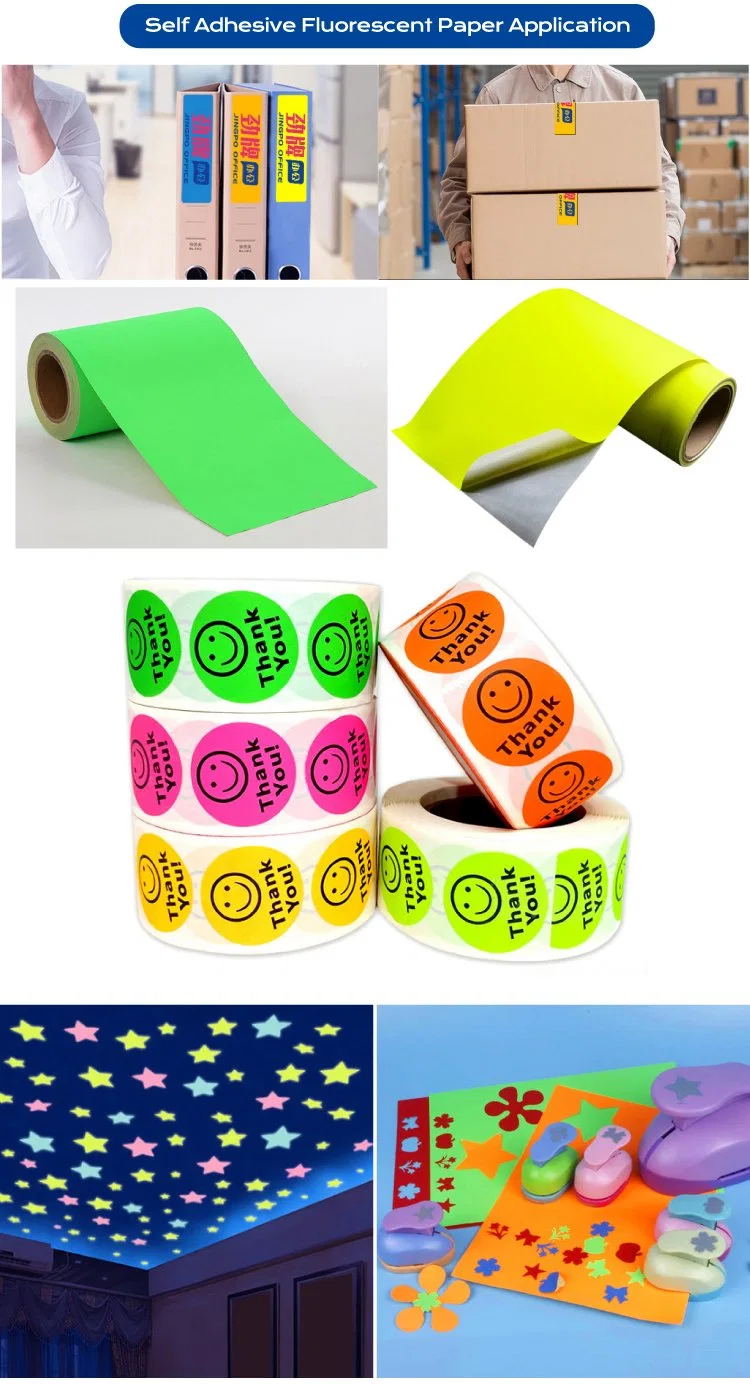 Custom Bottled Beverage Fluorescent A4 Sticker Paper for Laser Printer