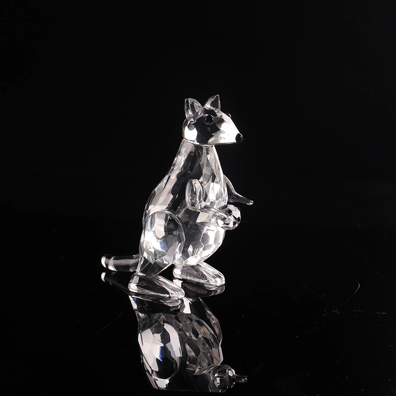 Handmade Crystal Animals Figure Kangaroo (KS04041)