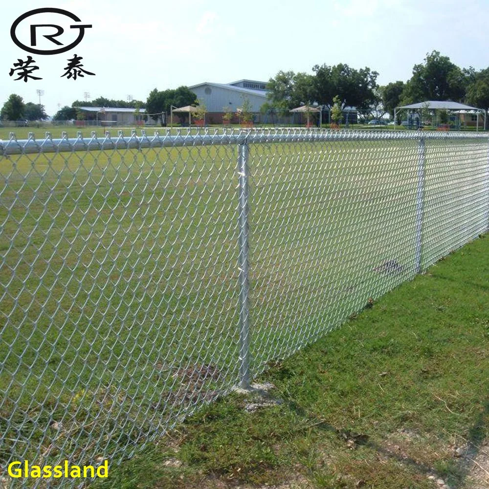 6m Height Fence Chain Link Weaving Mesh Fence Soccer Filed Net Diamond Wire Mesh Fence